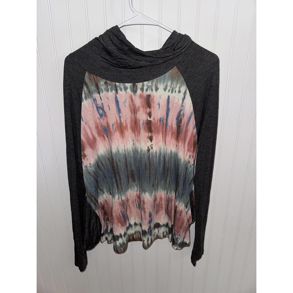 Sew in Love Long Sleeve Tie-Dye Top Size L